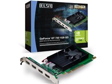 ELSA ELSA GeForce GT 730 1GB QD GD730-1GERQD [PCIExp 1GB] 価格比較