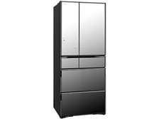 R2080) HITACHI 日立　6ドア冷凍冷蔵庫　R-X6200F(X) 620L クリスタルミラー 2015年製! 冷蔵庫 店頭取引大歓迎♪ 日立 真空チルド R-X6200F(X) [クリスタルミラー] 価格比較 - 価格.com