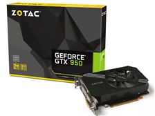 ZOTAC ZOTAC GeForce GTX 950 ZT-90601-10L [PCIExp 2GB] 価格比較