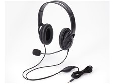 ELECOM HS-HP23TBK 有線ヘッドセット ブラック Amazon.co.jp: エレコム ヘッドセット マイク 4極 両耳