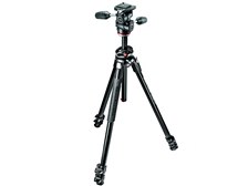 マンフロット 290DUAL アルミニウム3段三脚+3ウェイ雲台キット