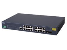 NEC QX-S616GT スイッチングハブ 16ポート NEC QXーS616GT 1Gx16p レイヤ2ノンインテリジェント