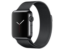 家具 Apple Watch38mm Apple Apple Watch 38mm MMFK2J/A [スペースブラックミラネーゼループ