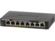 NETGEAR GS308EP-100JPS 新品未開封 GS308EP｜GS308EP-100JPS｜ギガ8ポート PoE+(62W)対応