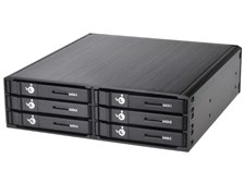 5インチベイにまとめるラック Sata 6g 6台タイプ Cmrk S6s6gの製品画像 価格 Com