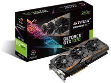 LEDで白に光らせると...？』 ASUS ROG STRIX-GTX1070-8G-GAMING