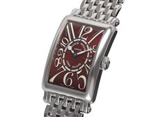 【保証書付】フランクミュラー ロングアイランド 902QZ SS シルバー クオーツ レディース 40802176671【中古】【アラモード】 新品)FRANCK MULLER フランク・ミュラー ロングアイランド 902QZ