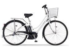 コハ　No.4086　電動YAMAHAPASCITY 27インチ　ホワイト ヤマハ (YAMAHA) PAS CITY-CL5 27型 2017年モデル スノーホワイト 内装