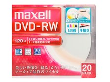 マクセル DW120WPA.20S [DVD-RW 2倍速 20枚組] 価格比較 - 価格.com