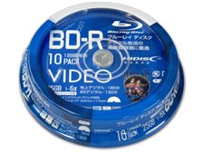 HI-DISC VVVBR25JP10 [BD-R 6倍速 10枚組] 価格比較 - 価格.com