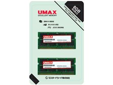 UMAX Castor DCSoDDR3-8GB-1600 [SODIMM DDR3 PC3-12800 4GB 2枚組] オークション比較 -  価格.com