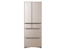 冷蔵庫 6ドア R-XG5600H 555L クリスタルブラウン R-XG5600H：日立の家電品