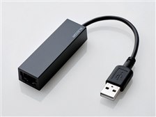 【新品未使用】6個セット　ELECOM LANアダプター　EDC-FUA2-B EDC-FUA2-B 有線LAN アダプタ USB2.0 ケーブル長 9cm EU RoHS