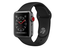Apple Apple Watch Series 3 GPS+Cellularモデル 38mm MQKG2J/A [ブラックスポーツバンド] 価格比較  - 価格.com