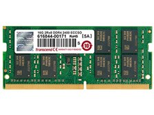 トランセンド TS2GSH72V4B [SODIMM DDR4 PC4-19200 16GB ECC] 価格比較