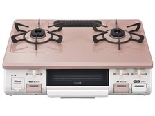 ss2523【中古】　リンナイ　ガステーブル　KGM64PK2L　都市ガス　12A・13A 　Rinnai　ガスコンロ　グリル付　パステルピンク　2口 　左強火力　コンロ　水無しグリル　Siセンサー　据え置き リンナイ（Rinnai） ガスコンロ ガステーブル （ガス種 都市ガス・LPG