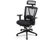 サンワサプライ株式会社 オフィスチェア 幅66×奥63×高117～122cm  150-SNCM010 ブラック 布系 キャスター付き 昇降・リクライニング可能 PCチェア OAチェア パソコンチェア 札幌市 清田区 平岡 サンワダイレクト本店 サンワサプライ【オフィス・PC周辺通販】