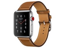 Apple Apple Watch Hermes Series 3 GPS+Cellularモデル 42mm シンプルトゥール MQMR2J/A  [ヴォー・バレニア(フォーヴ)レザーストラップ] 価格比較 - 価格.com