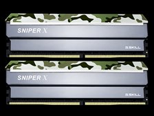 DDR4 16GB 2枚 G.Skill F4-3000C16D-32GSXWB Amazon.co.jp: F4-3000C16D-32GSXWB [Sniper X 32GB (16GBx2) DDR4