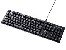 ★最終値下★SANWAサプライ　メカニカルキーボード赤軸　400-SKB056R メカニカルキーボード 赤軸 ロープロファイル仕様 Nキーロール