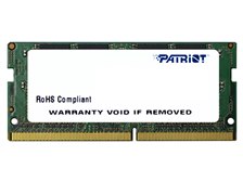 Patriot Memory PSD416G24002S [SODIMM DDR4 PC4-19200 16GB] 価格比較