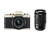 FUJIFILM X-T100 ダブルズームレンズキット [シャンパンゴールド]の