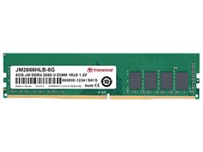 トランセンド DDR4 2666 16GB(8GB×2) JM2666HLB トランセンド デスクトップPC用メモリ DDR4-2666 16GB 288pin U-DIMM