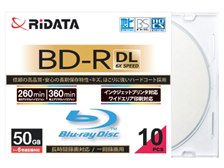 RiTEK RIDATA BD-R260PW 6X.10P SC A [BD-R DL 6倍速 10枚組 RiTEK RIDATA BD-R260PW 6X.10P SC A [BD-R DL 6倍速 10枚組