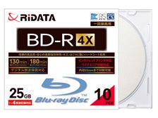 RiTEK RIDATA BD-R130PW 4X.10P SC C [BD-R 4倍速 10枚組] 価格比較