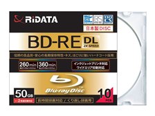 RiTEK RIDATA BD-RE260PW 2X.10P SC A [BD-RE DL 2倍速 10枚組] 価格