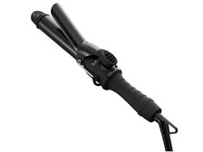 【美品】カールヘアアイロン ブラック/シルバー I-ne SALONIA ミニ セラミックカールヘアアイロン SL-011CB