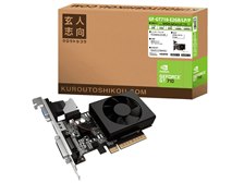 玄人志向 GF-GT710-E2GB/LP/P [PCIExp 2GB] 価格比較 - 価格.com