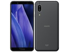 AQUOS sense3 ブラック 64 GB SIMフリー SH-M12