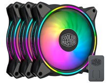 新品 COOLERMASTER MF120 PRISMATIC 3枚セット MasterFan MF120 Prismatic 3in1 Tri-Loop ARGB 120mm Case Fan