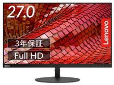 Lenovo ThinkVision T27i-10 フルHD対応 61C6MAR1J3 [27インチ 黒