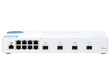 Qnap　QSW-M408S QNAP QSW-M408S 10GbE Managed Switch, with 4-Port 10G SFP+