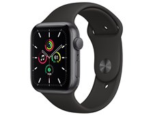 Apple Apple Watch SE GPSモデル 44mm MYDT2J/A [ブラックスポーツ 