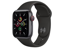 Apple Apple Watch SE GPS+Cellularモデル 40mm MYEK2J/A [ブラック 