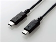 ELECOM U2C-CC30NBK2 BLACK  TYPE-Cケーブル USB2.0ケーブル(認証品、USB Type-C(TM) to USB Type-C(TM