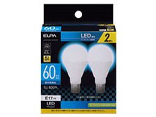 ELPA LED電球 E17 10個入り　2箱 ELPA エルパボール LDA7D-G-E17-G4105-2P [昼光色] 価格比較 - 価格.com