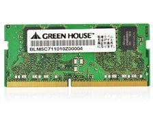 ノートPC用メモリ GH-DNF3200-32GB グリーンハウス GH-DNF3200-32GB [SODIMM DDR4 PC4-25600 32GB