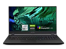 GIGABYTE AERO 17 HDR XC-8JP4450SP 価格比較 - 価格.com