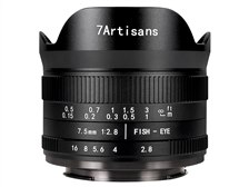 7Artisans 7.5mm F2.8 FISH-EYE II ED 75FXB-II [フジフイルム用] 中古