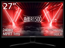ディスプレイ・モニター本体 JAPANNEXT 27 240Hz JN-27VCG240FHDR JAPANNEXT 27インチ 曲面 Full HD(1920x1080) 240Hz 液晶