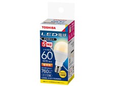 LDA6L-H-E17/S/60W2　東芝　電球形LEDランプ　60W形相当 東芝 LDA6L-H-E17/S/60W2 [電球色] 価格比較 - 価格.com