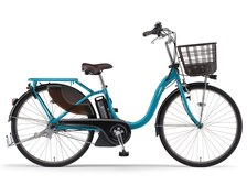 ヤマハ PAS with 26 26インチ アクアマリン 電動自転車 ヤマハ PAS With 26インチ 水色 12.3ah 2017年頃