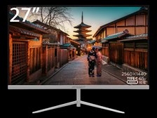 や*す様 【JAPANNEXT】27インチモニター JN-T27WQHD-C65 JAPANNEXT 27型WQHD、Type-C 65W給電対応液晶モニターJN-T27WQHD