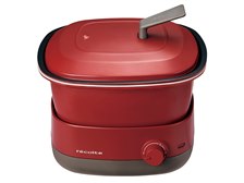 ホットプレートとポットデュオカリテ　レコルト レコルト ポットデュオ キャレ／グレー RPD-4（GY） | レコルト