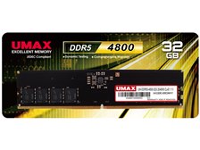 UMAX UM-DDR5S-4800-32G [DDR5 PC5-38400 32GB] 価格比較 - 価格.com