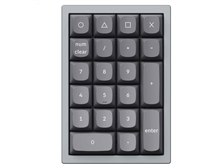 Keychron Q0 QMK カスタム・テンキー Q0-D2 青軸 [シルバーグレー